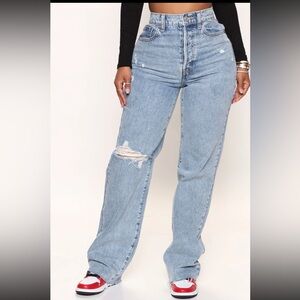 Fashion Nova Cello 90s Style Straight Leg Jean Size 5